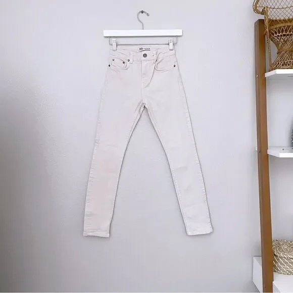 White Ivory Skinny Jeans - Picture 1 of 4